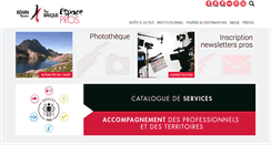 Desktop Screenshot of pro.tourisme64.com
